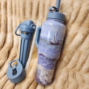 Coldest Water Bottle 36 oz Seascape V8